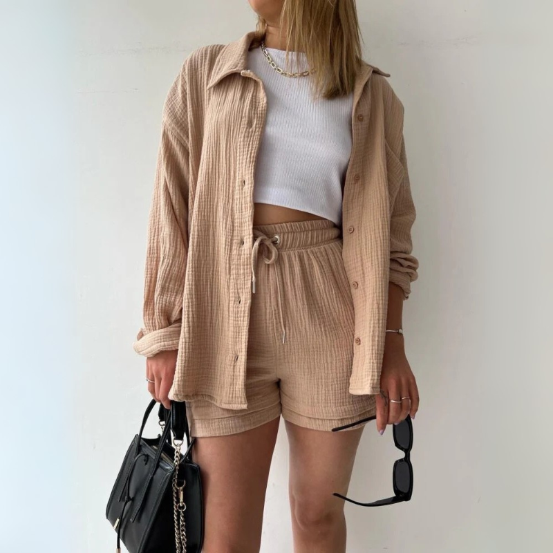 Damen oversized elegantes Lounge-Set | Twin