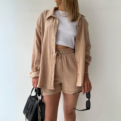 Damen oversized elegantes Lounge-Set | Twin