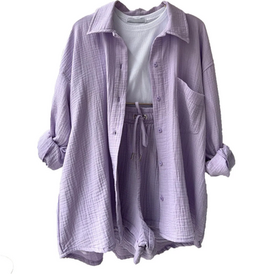 Damen oversized elegantes Lounge-Set | Twin