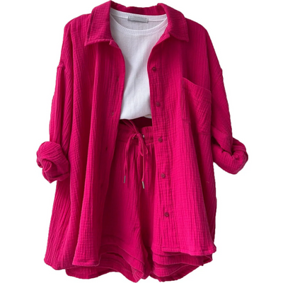 Damen oversized elegantes Lounge-Set | Twin