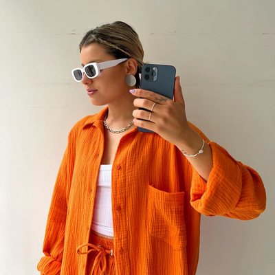 Damen oversized elegantes Lounge-Set | Twin