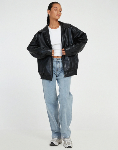 Damen oversized trendige Jacke | Lang