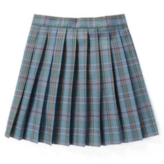 Damen Plissee Mini Rock | Schoolgirl Stil in Grau