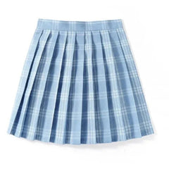 Damen Plissee Mini Rock | Schoolgirl Stil in Hellviolett