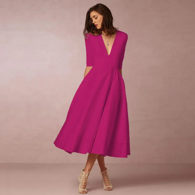 Damen schönes Vintage Prinzessinnenkleid | Midi