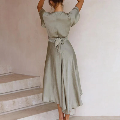 Damen stylisches luftiges Sommerkleid | Midi