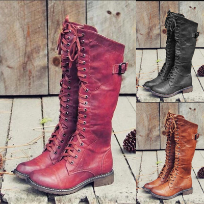 Damen stylische Vintage-Stiefel | Bequeme