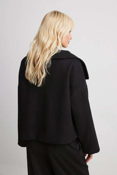 Damen Vintage-Doppelreiher-Mantel | Kurz