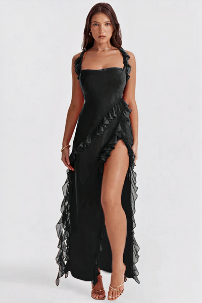 Damen Vintage-stylisches Partykleid | Maxi