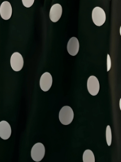 Damen Vintage-Wickelkleid mit Polka-Dots | Midi