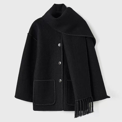 Damen-Woll-Cape-Jacke - Isolde