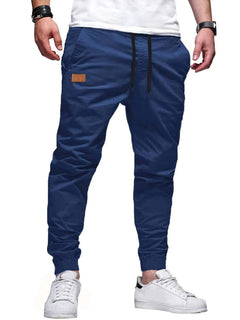 Finn | Gerade Casual-Hose mit Stretch (1+1 Gratis) in Dunkelblau