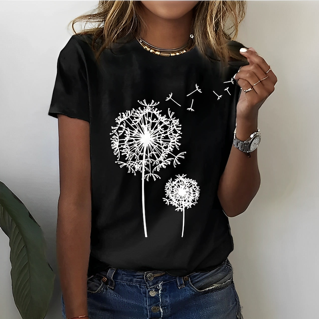 Noelene - Elegantes Damen-T-Shirt mit kurzen Ärmeln