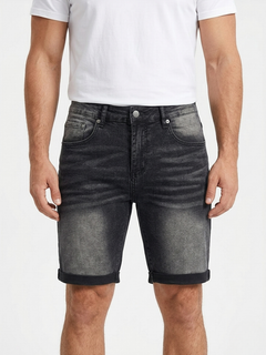 Zorvian - Hochwertige Stretch-Shorts in Dunkelgrau