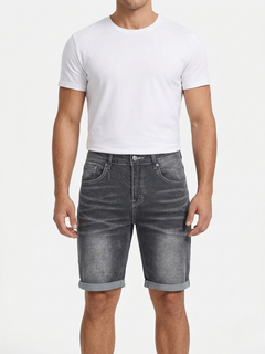 Zorvian - Hochwertige Stretch-Shorts in Grau