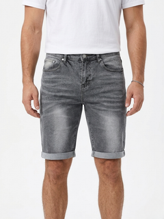Zorvian - Hochwertige Stretch-Shorts in Hellgrau