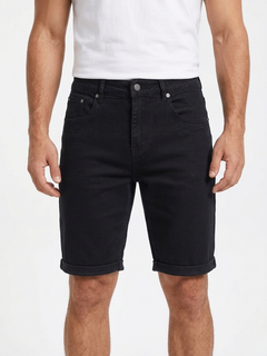 Zorvian - Hochwertige Stretch-Shorts in Schwarz