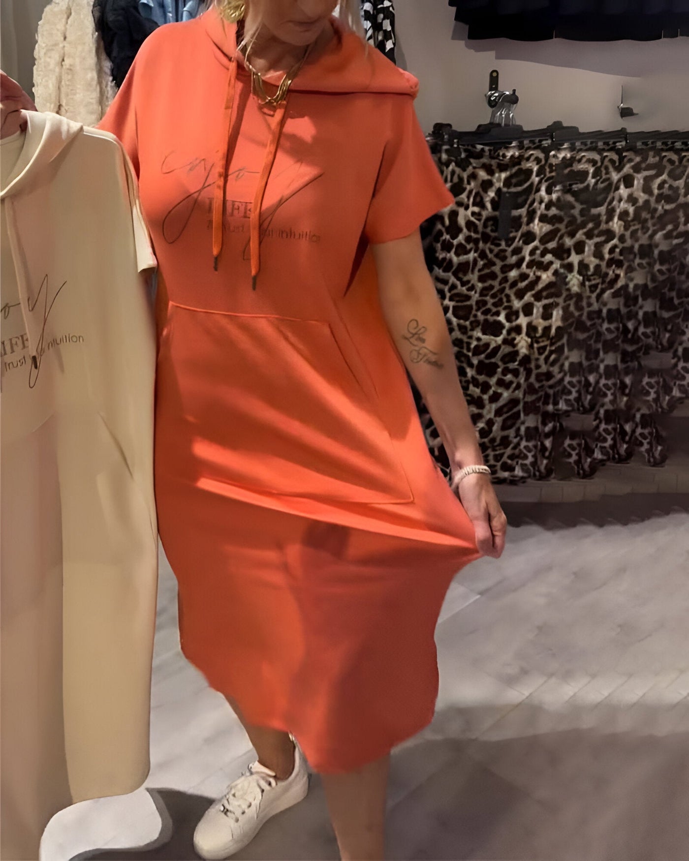 Catalina | Bequemes Hoodie-Kleid