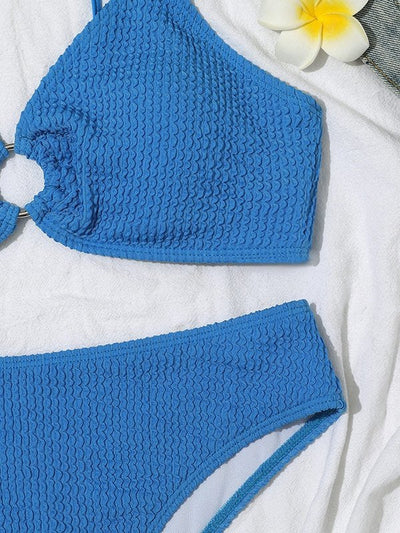 Blaues Bikini-Set