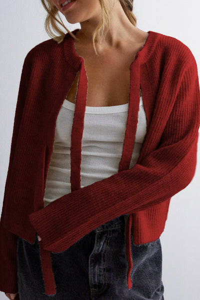 Vernice - Strick-Cardigan - Mit Doppelschleifen-Verschluss