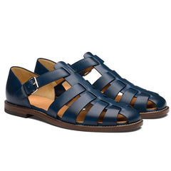 Mirabel® | Riemchensandalen mit elegantem Schnitt in Blau