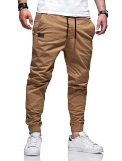 Finn | Gerade Casual-Hose mit Stretch (1+1 Gratis) in Dunkelkhaki