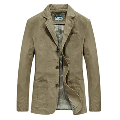 Dennis | Herren Leichte Freizeit Jacke in Khaki