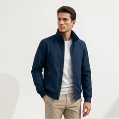 Denver | Herren Klassische Reißverschluss Jacke in Blau