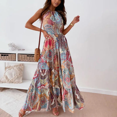 Jette - Halter-Maxikleid - Rückenfrei