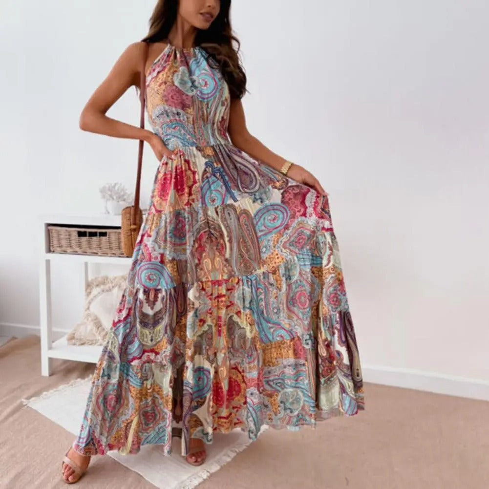 Jette - Halter-Maxikleid - Rückenfrei