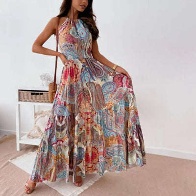 Jette - Halter-Maxikleid - Rückenfrei