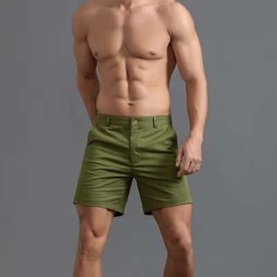 Atmungsaktive Men's Straight Fit Sommer Shorts