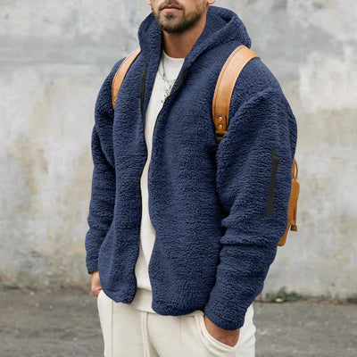 Carl - Lässige Fleece Jacke