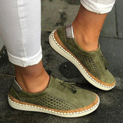 Camila | Geformtes Fußbett Leicht Sneaker in Grün