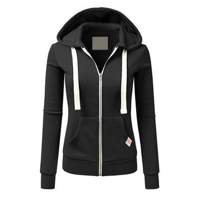 Damen-Kapuzenpullover mit Reißverschluss und Kapuze | Winter