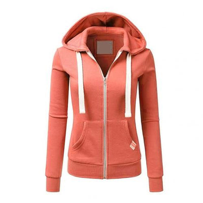Damen-Kapuzenpullover mit Reißverschluss und Kapuze | Winter