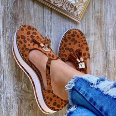 Sandalen Marbella - Handgefertigte Kollektion in Leopardenmuster