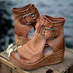 Sandalen Sidney - Handgefertigte Kollektion in Braun