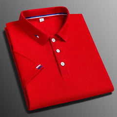 Leo - Atmungsaktive Polo in Rot