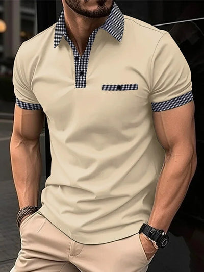 Ollie - Herren Freizeit Polo mit Knopfleiste