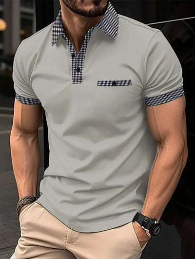 Ollie - Herren Freizeit Polo mit Knopfleiste