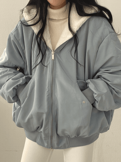 Isma - Doppelseitige Jacke in Blau