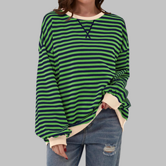 Revia - Stilvolles Freizeit-Sweatshirt in Dunkelgrün