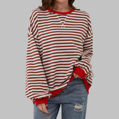 Revia - Stilvolles Freizeit-Sweatshirt in Rot