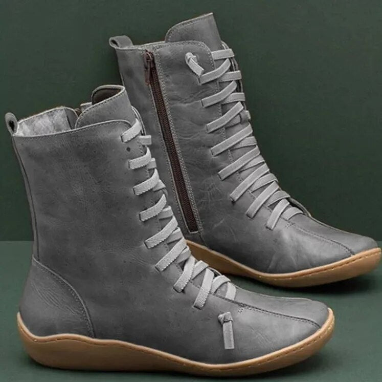 Sibylle - Winterstiefel Aus Naturleder