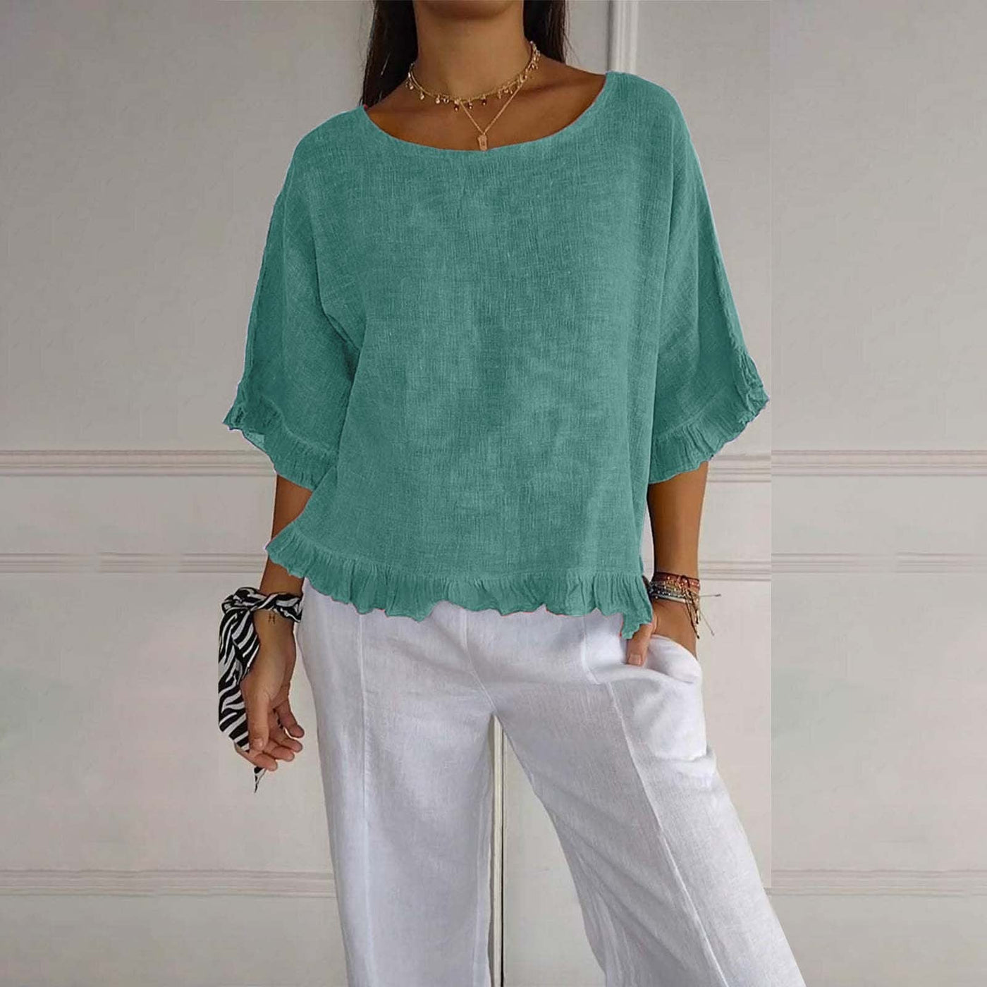 Damen Sommer Elegante Bluse | Leicht