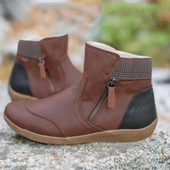Stiefelette Damen Rutschfest | Komfort in Braun