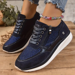 Denise - Bequeme Turnschuhe in Schwarz