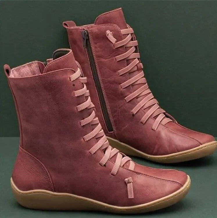 Sibylle - Winterstiefel Aus Naturleder