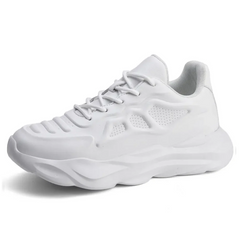 Sophie | Damen-Sneaker erhöhen Höhe und Stil in Weiß +8CM